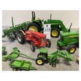 Die Cast John Deere Tractor Set