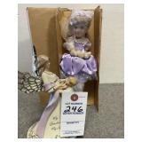 3 Porcelain Fairy Dolls