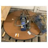 2  Jacuzzi Pumps And 1 Round Table Top