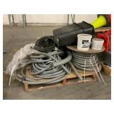 3/4 inch Conduit, CAT III Wire and Spiral Wrap