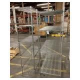 (2) Wire Rack Shelving