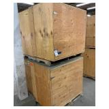 (2) VERY LARGE Powder Boxes w/ Spring Doors.