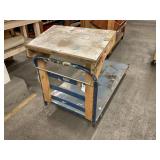 Swivel Caster Flatbed Utility Cart