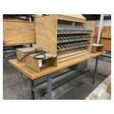 Heavy Duty Table & Large Hinged Organizer