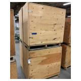 (2) VERY LARGE Powder Boxes w/ Spring Doors.