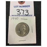 1940 Washington Quarter