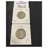 2 1936 Washington Quarters