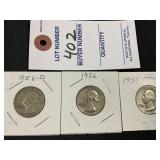 3 Washington Quarters