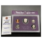 1987 U.S. Mint Proof Set