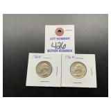 2 1964 Washington Quarters