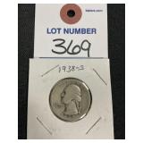 1938 S Washington Quarter