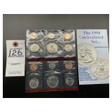 1998 U.S. Mint Uncirculated Coin Set