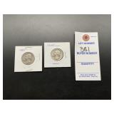 2 1945 Washington Quarters