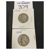 2 - 1944 Washington Quarters