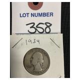 1934 Washington Quarter