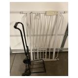 Baby Gate & Portable Wheeled Cart