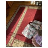 5x7 Rug, Rug Runner & 3 Cushions