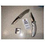 2 Knives; Frost Cutlery & Barracuda Rostfrei