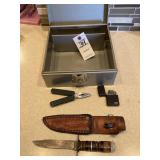 Imperial Prov. Knive & Sheath, Multi Tool, Zippo