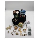 Pins, Earrings; AVON, Holiday Pins, Brooches
