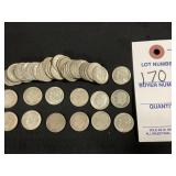 50 Roosevelt Silver Dimes