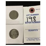 2 Adult Novelty Close Quarters Parody Coins