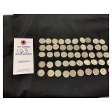 50 Roosevelt Silver Dimes