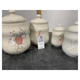 Vintage Marmalade Ceramic Canisters