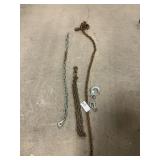 34" And 91" Chains W/ Clevis Slip Hook