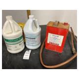 Can of Acetone, Bronze Pipe, Hospital