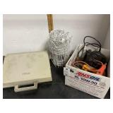 Smith Corona Typewriter, Jigsaw, Cordless Drill,