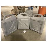 3-Reliance 5.5 Gal Water Tanks