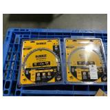 2 DeWalt Construction Saw Blades