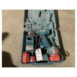 Makita Cordless Drill, Batteries And Charger