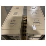 2 4-Drawer File Cabinet