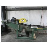 Single End Power Feed Trim Saw w/ Blades