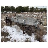 Antique Wagon w/ Iron Wheels