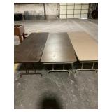 3 Folding Tables