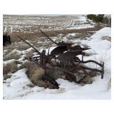 Antique Iron Homestead Farm Plow