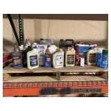 Various Automotive Lubricants; Antifreeze, Oil,