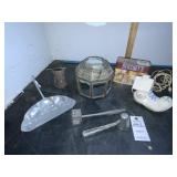 Elegant Metal Mirror Jewelry Box