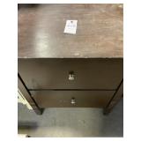 Solid Aspen Oak Night Stand 2 Drawers
