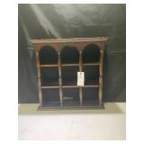 Vintage Wooden Wall Hanging Tea Cup Display
