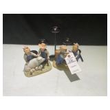 2 Barnyard Baby Home Interior Figurines