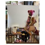 Cradle, Rocking Horse, Toys, Games