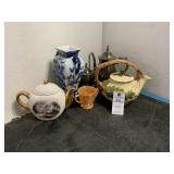 Variety of Tea Pots