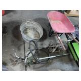 Transfer/Well Pump, Wheelbarrow and wash Pan