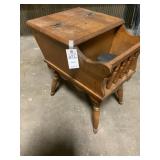 VTG Mid-Century Storage End Table w/ Magazine Rack