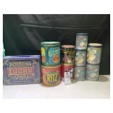 Wooden Doors, Organizer Drawers, Empty Metal Cans