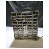 Metal Organizer Box With Miscellaneous Items